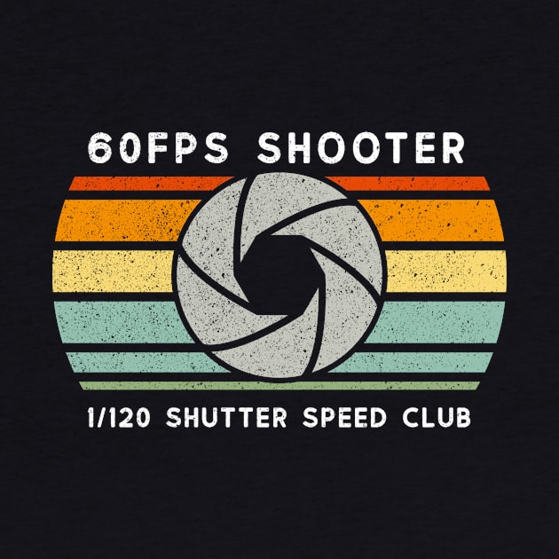 60FPS Shooter Vlogger Gift for Photographer Videographer by Slow Creative